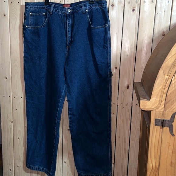 Moose Creek Flannel-Lined Carpenter Jeans 42x32 - Picture 1 of 9